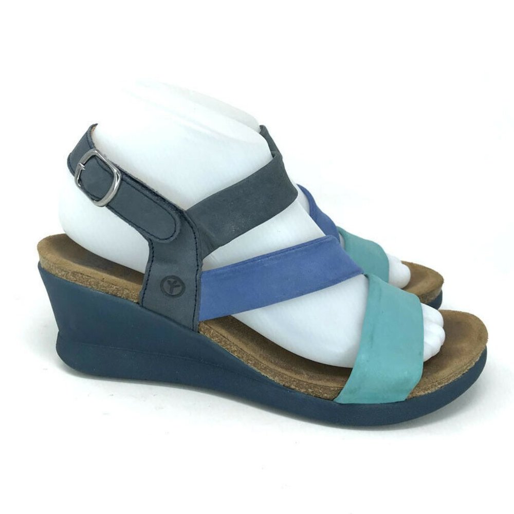 Wanda Panda Women's Meryl Wedge Sandals Size 8/38